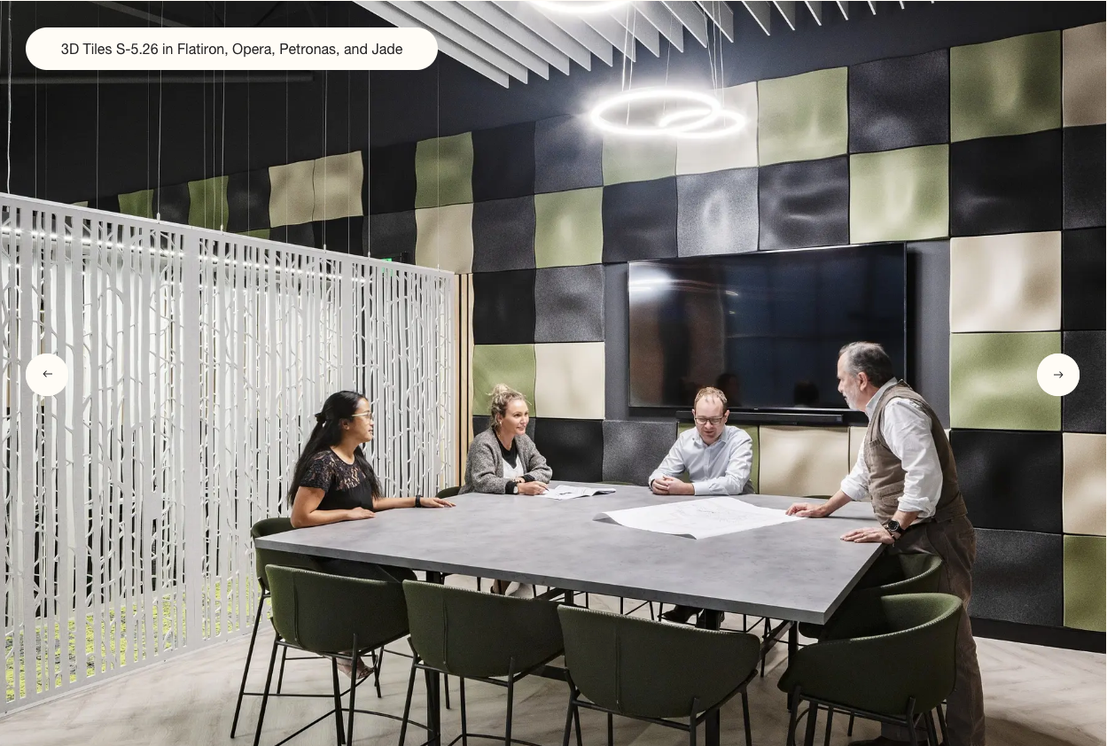 AUTEX 3D ACOUSTIC WALL TILES (1 BOX)