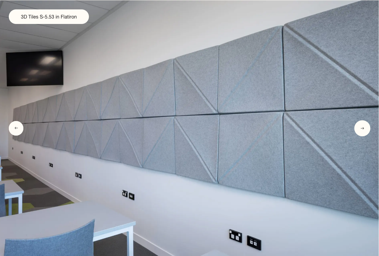 AUTEX 3D ACOUSTIC WALL TILES (1 BOX)