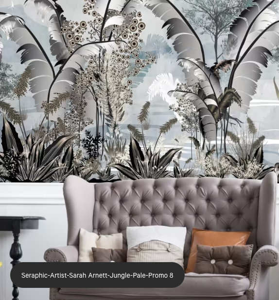 SERAPHIC DIGITAL PRINTED PANELS - JUNGLE PALMS