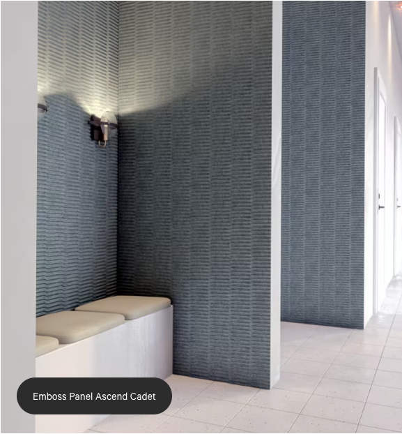 ZINTRA Embossed Acoustic Panels - ASCEND
