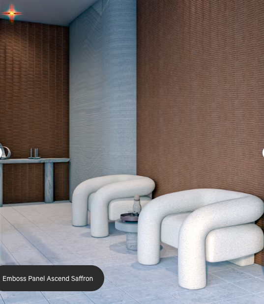 ZINTRA Embossed Acoustic Panels - ASCEND