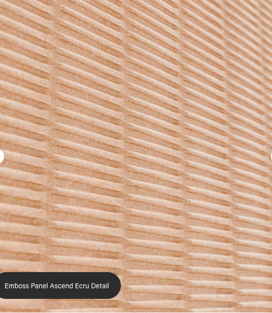 ZINTRA Embossed Acoustic Panels - ASCEND