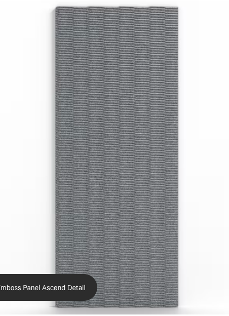 ZINTRA Embossed Acoustic Panels - ASCEND