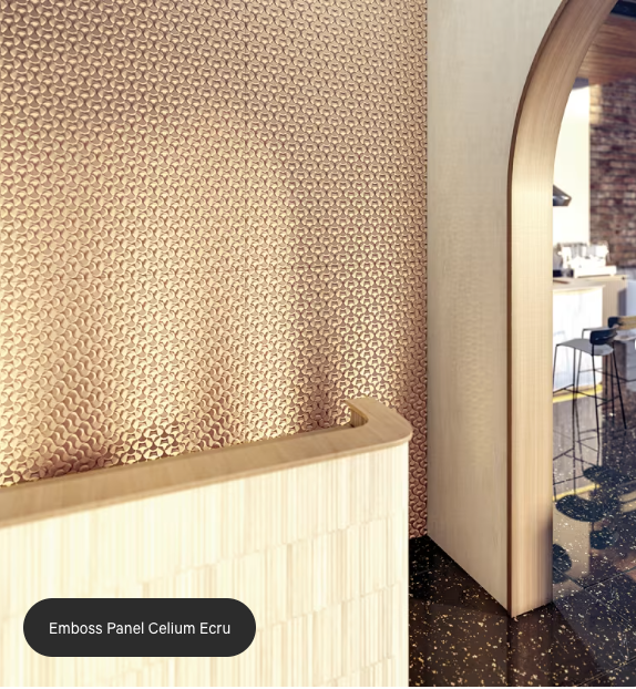 ZINTRA Embossed Acoustic Panels - CELIUM