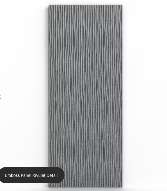 ZINTRA Embossed Acoustic Panels - RIVULET