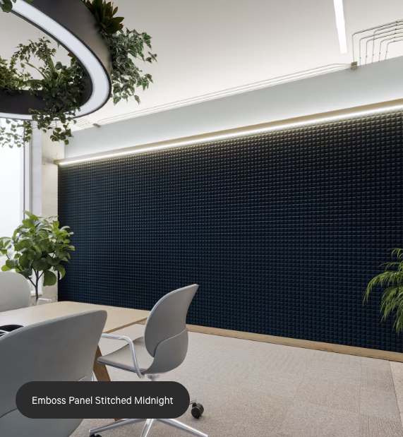 ZINTRA Embossed Acoustic Panels - STITCHED