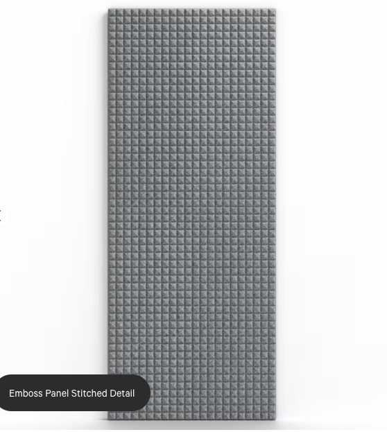 ZINTRA Embossed Acoustic Panels - STITCHED