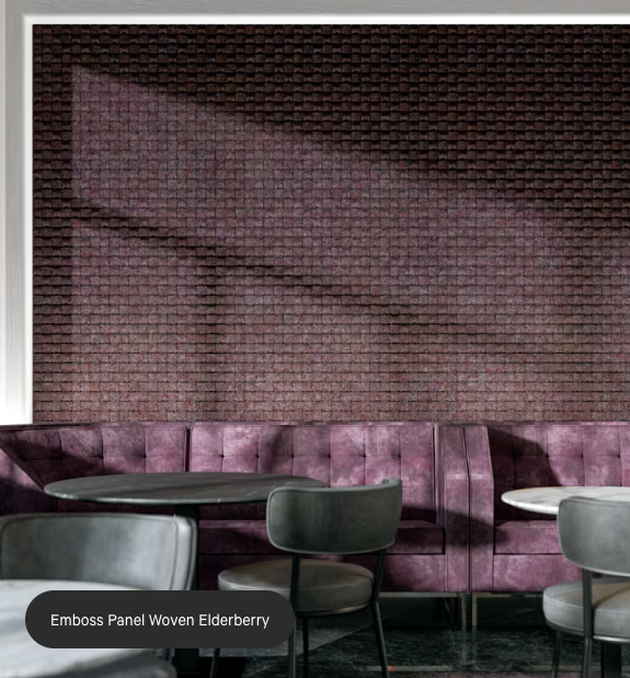 ZINTRA Embossed Acoustic Panels - WOVEN