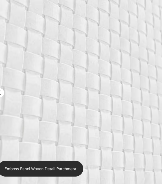 ZINTRA Embossed Acoustic Panels - WOVEN