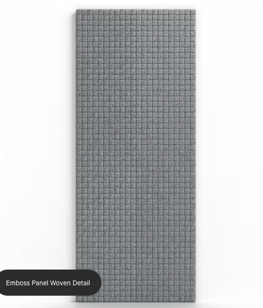 ZINTRA Embossed Acoustic Panels - WOVEN