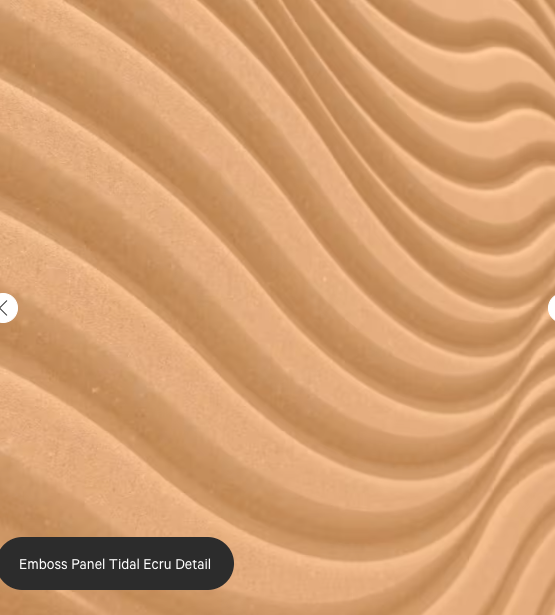 ZINTRA Embossed Acoustic Panels - TIDAL