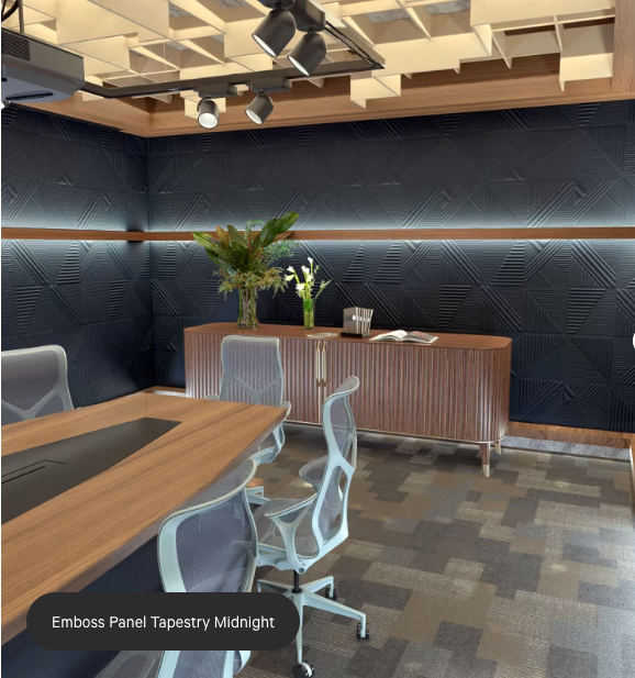 ZINTRA Embossed Acoustic Panels - TAPESTRY