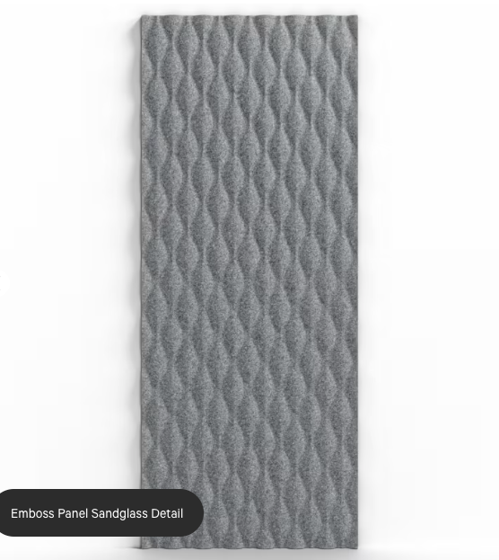 ZINTRA Embossed Acoustic Panels - SANDGLASS