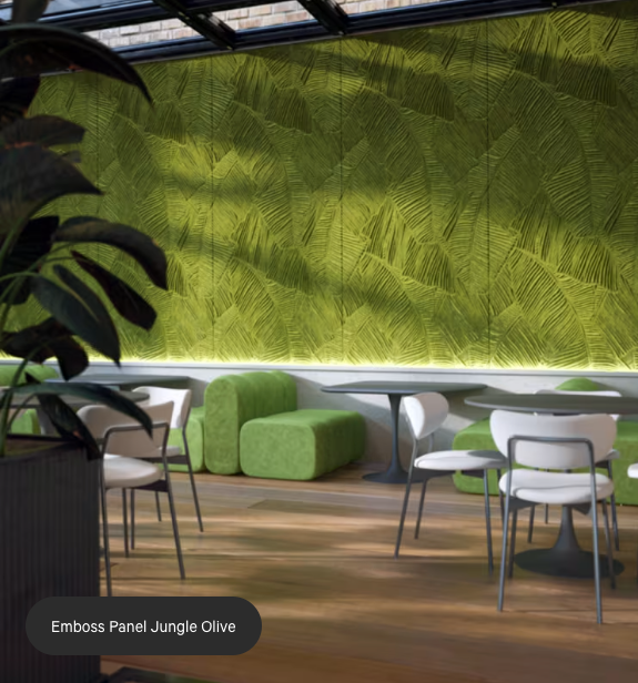 ZINTRA Embossed Acoustic Panels - JUNGLE