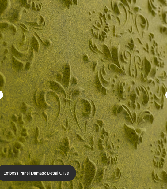 ZINTRA Embossed Acoustic Panels - DAMASK