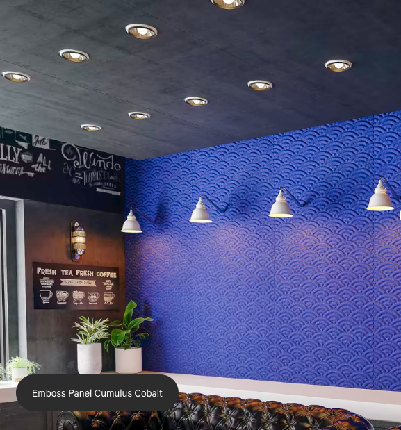 ZINTRA Embossed Acoustic Panels - CUMULUS
