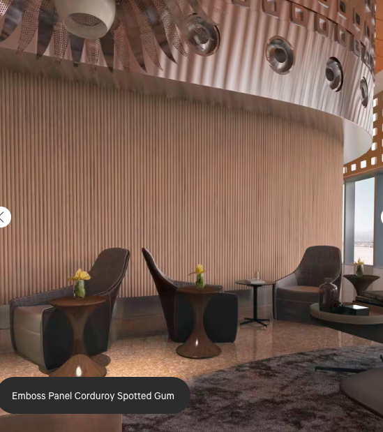 ZINTRA Embossed Acoustic Panels - CORDUROY
