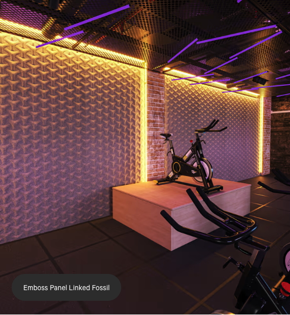 ZINTRA Embossed Acoustic Panels - LINKED