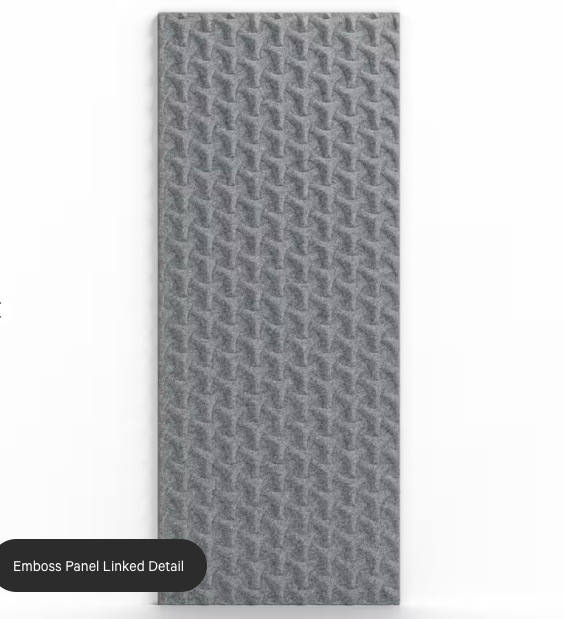 ZINTRA Embossed Acoustic Panels - LINKED