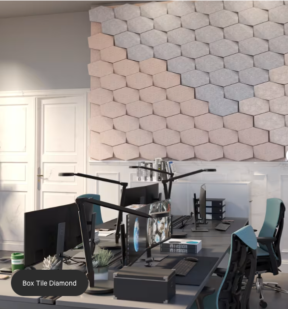 ZINTRA 3D ACOUSTIC DIAMOND TILES (1 Box)