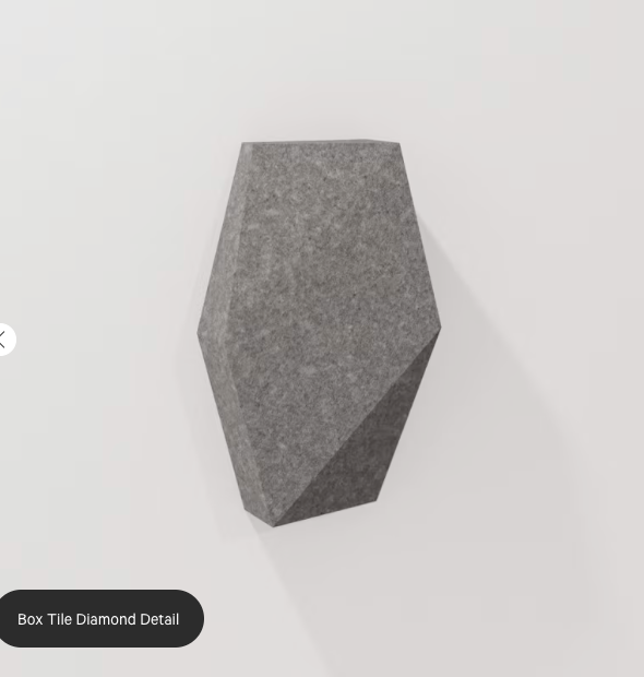 ZINTRA 3D ACOUSTIC DIAMOND TILES (1 Box)