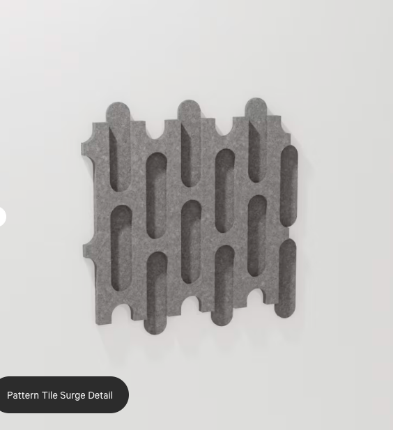 ZINTRA PATTERNS SURGE ACOUSTIC TILES