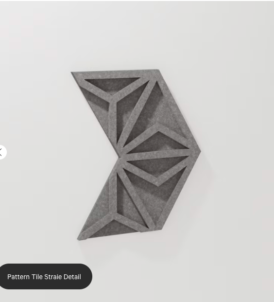 ZINTRA PATTERNS STRAIE ACOUSTIC TILES