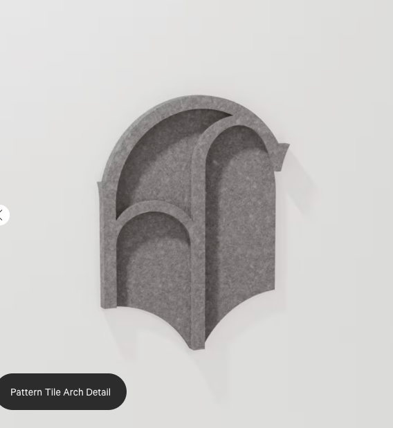 ZINTRA PATTERNS ARCH ACOUSTIC TILES