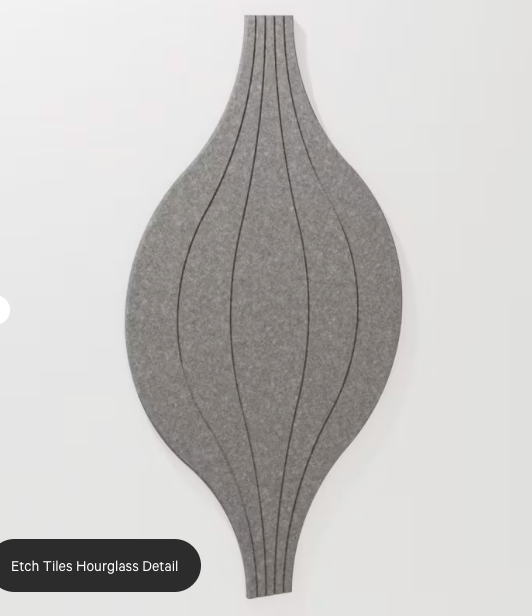ZINTRA ETCH HOURGLASS ACOUSTIC TILES