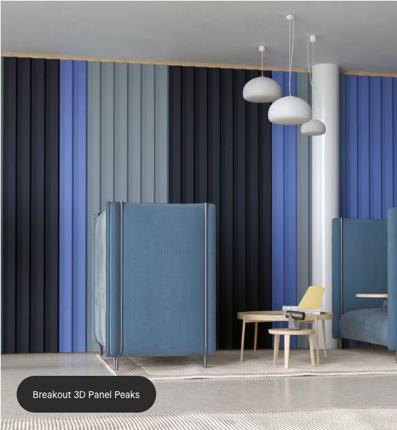ZINTRA 3D Acoustic Panels PEAKS