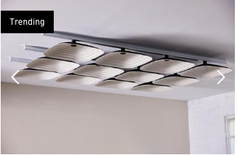 FUJI Roku Suspended Ceiling Tiles (8 Tiles per Kit)
