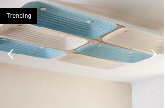 FUJI Juni Suspended Ceiling Tiles (4 Tiles per Kit)