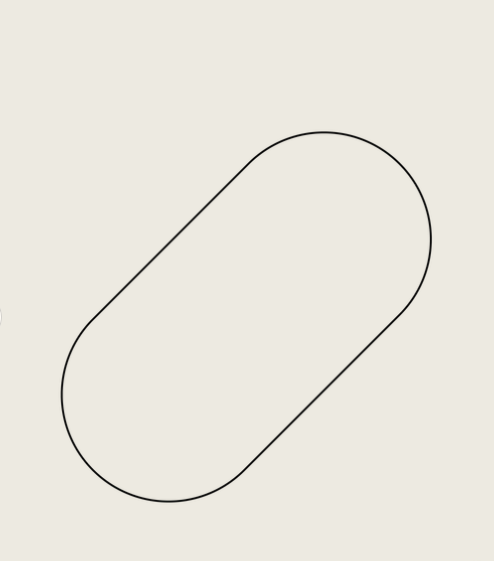HORIZON SHAPES - OVAL (1 PANEL)