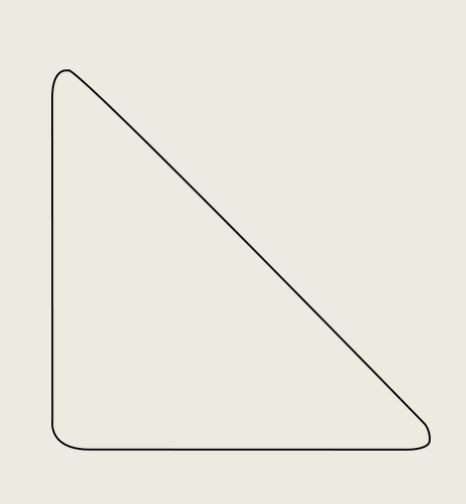 HORIZON SHAPES - TRIANGLE (SET OF 4)