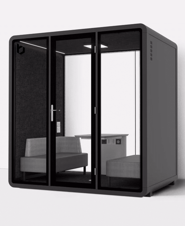BUREAU Soundproof Booth - QUAD+ (4 Person)